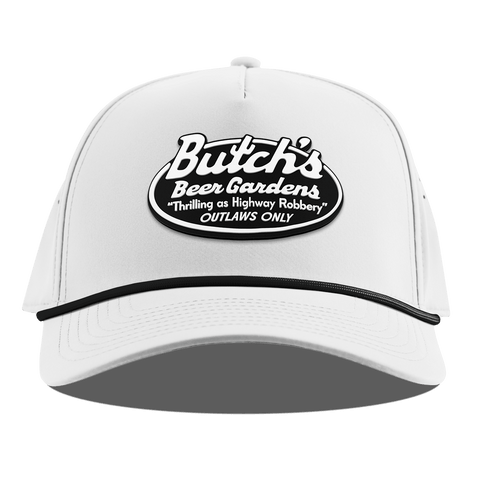Butch’s Beer Garden Curved 5 Panel Rope White