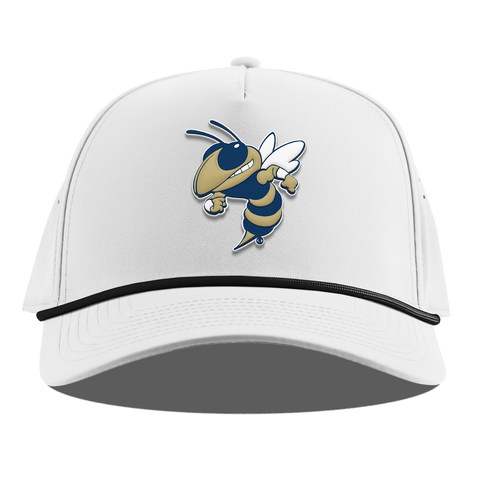 Georgia Tech University "Buzz Buzz" Curved 5 Panel Rope White