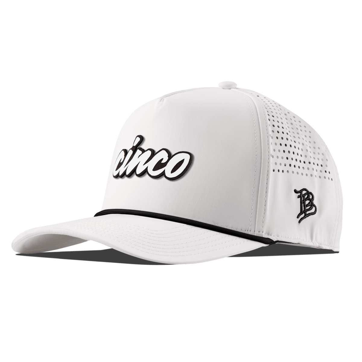 Cinco Script Curved 5 Panel Rope White