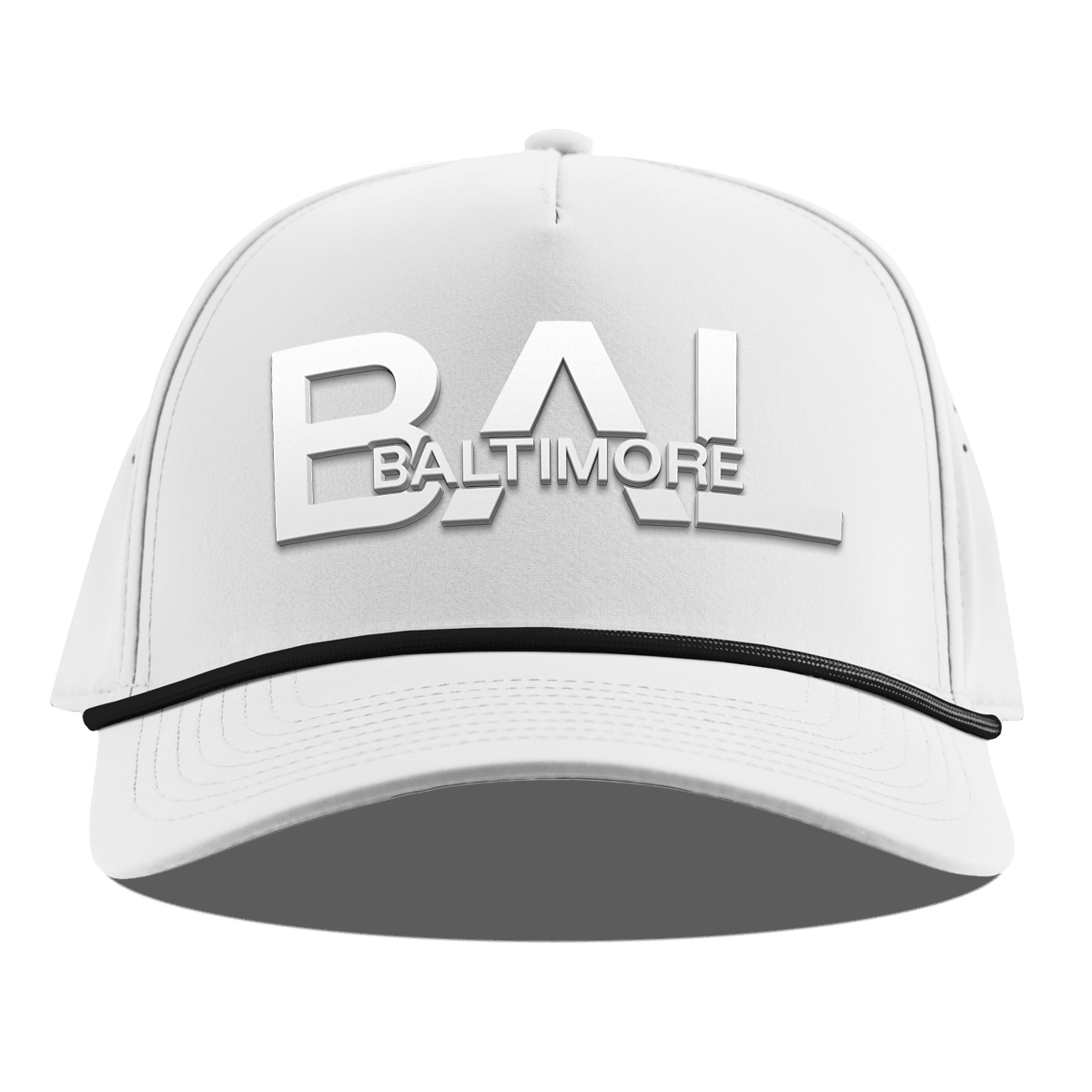 City Block Baltimore Curved 5 Panel Rope White