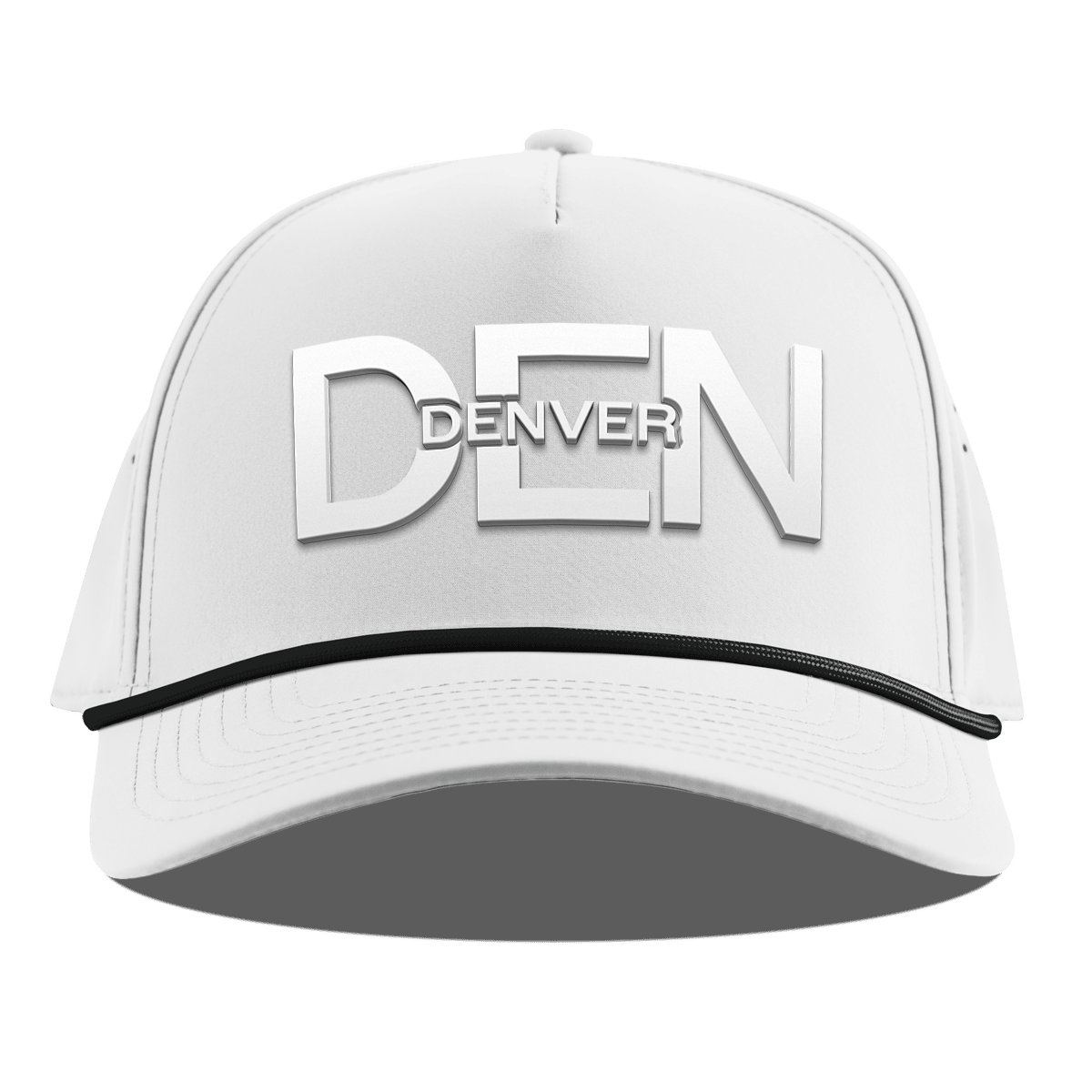 City Block Denver Curved 5 Panel Rope White