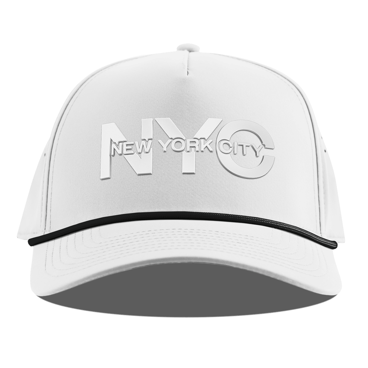 City Block New York Curved 5 Panel Rope White