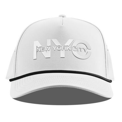 City Block New York Curved 5 Panel Rope White
