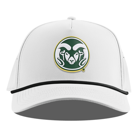 Colorado State University "Colorado State Team Logo" Curved 5 Panel Rope White