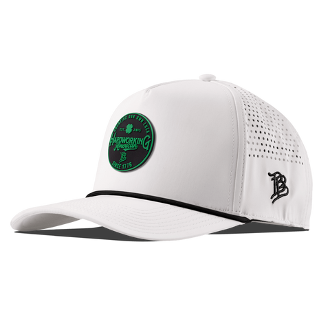 Create Your Luck Curved 5 Panel Rope Back White