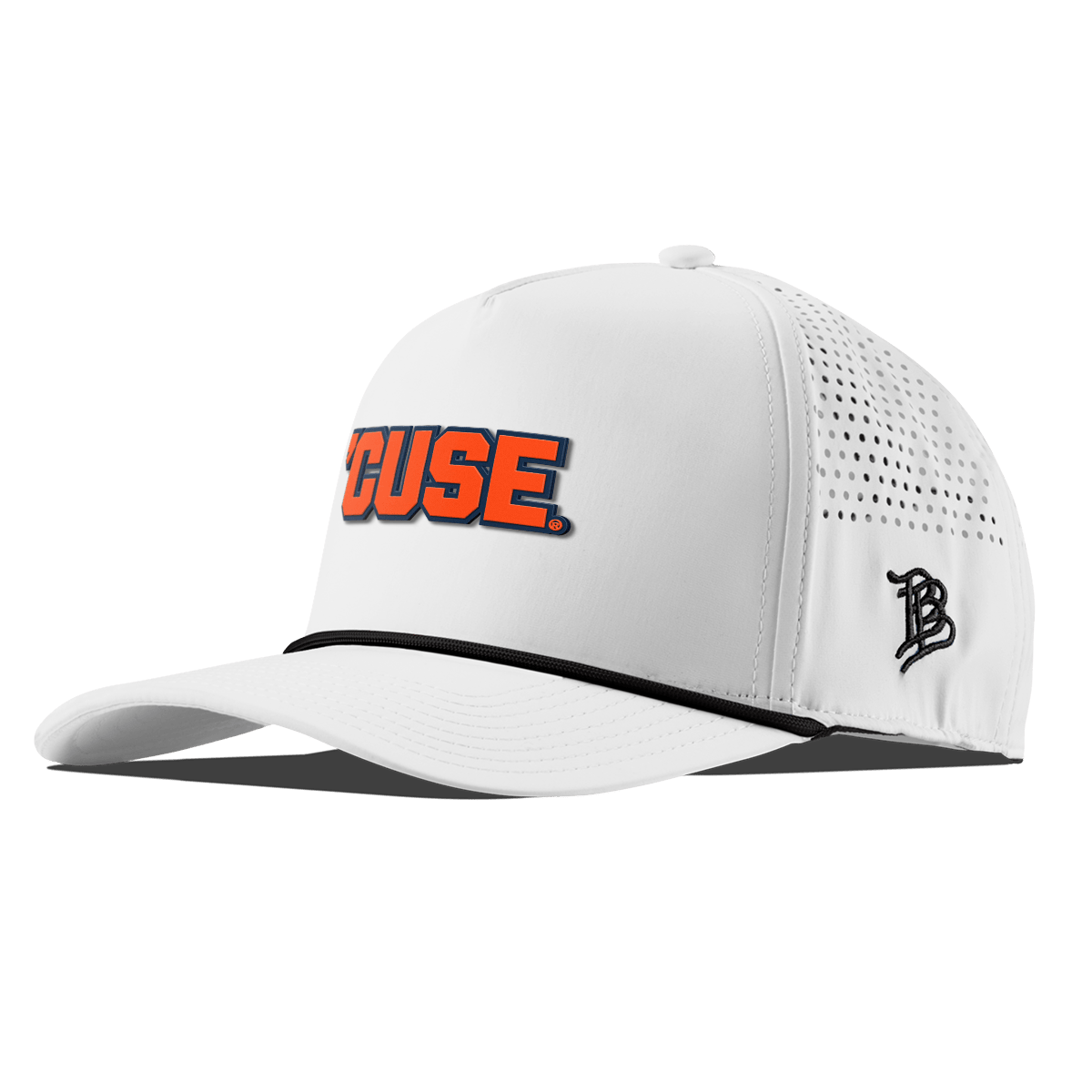 Syracuse University "Cuse Block" Curved 5 Panel Rope White