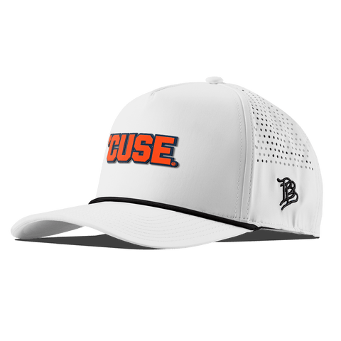 Syracuse University "Cuse Block" Curved 5 Panel Rope White