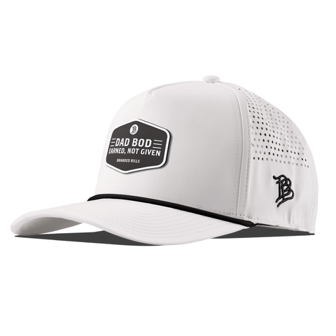 Dad Bod Curved 5 Panel Rope White 