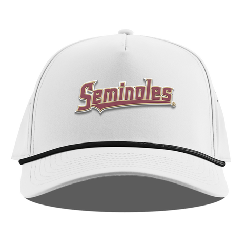 Florida State University "FSU Seminoles Block" Curved 5 Panel Rope White