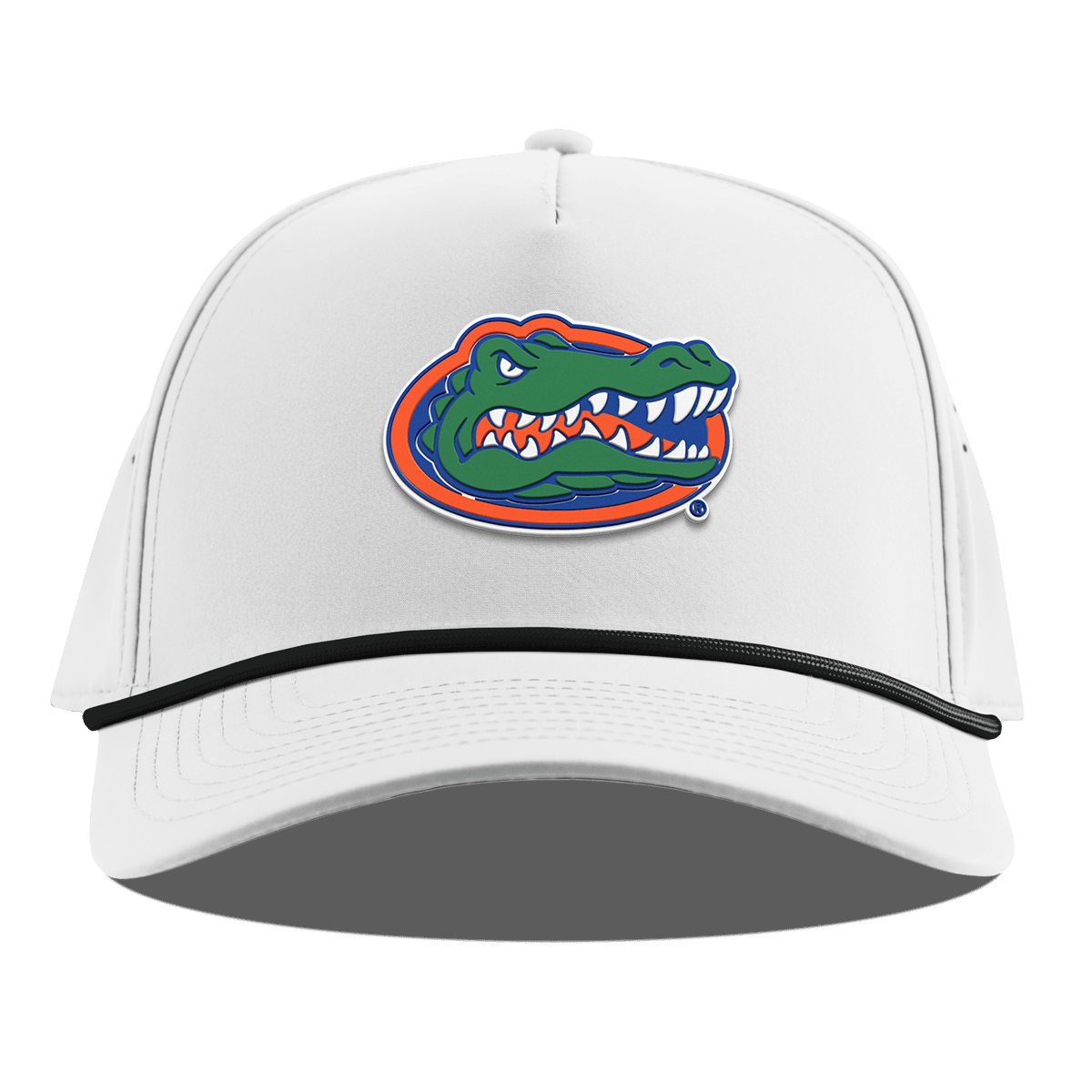 University of Florida "Florida Team Logo" Curved 5 Panel Rope White