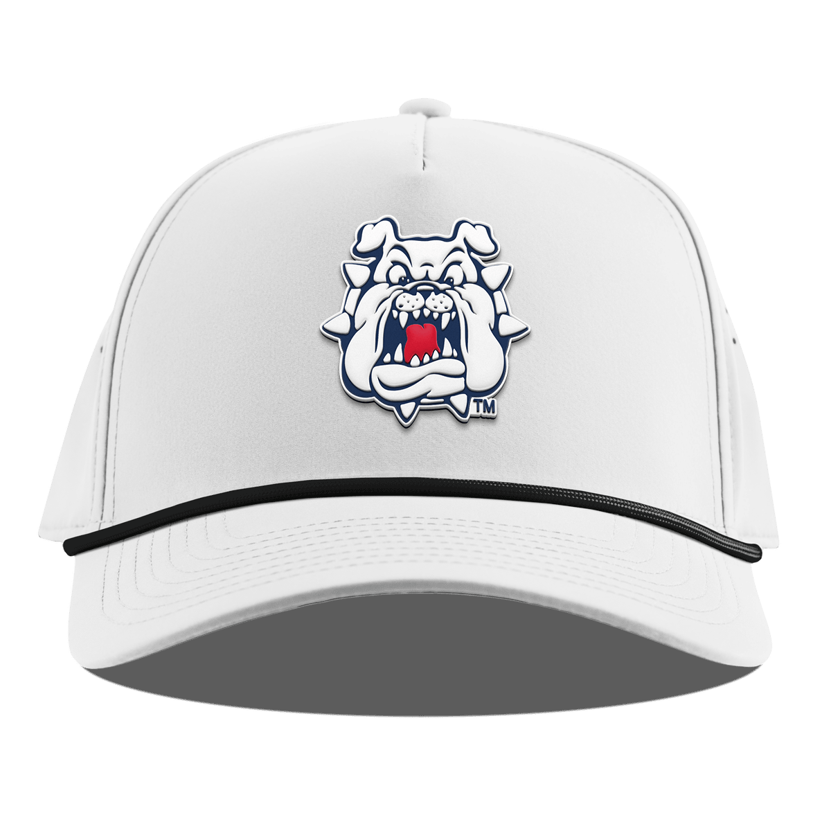 Fresno State University "Fresno State Bulldogs" Curved 5 Panel Rope White
