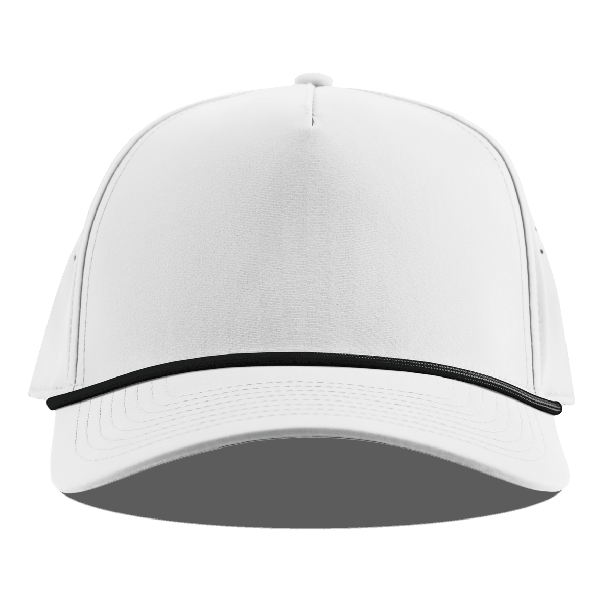 Bare Curved 5 Panel Rope White Front