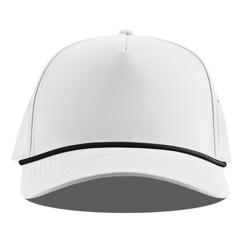 Bare Curved 5 Panel Rope White Front