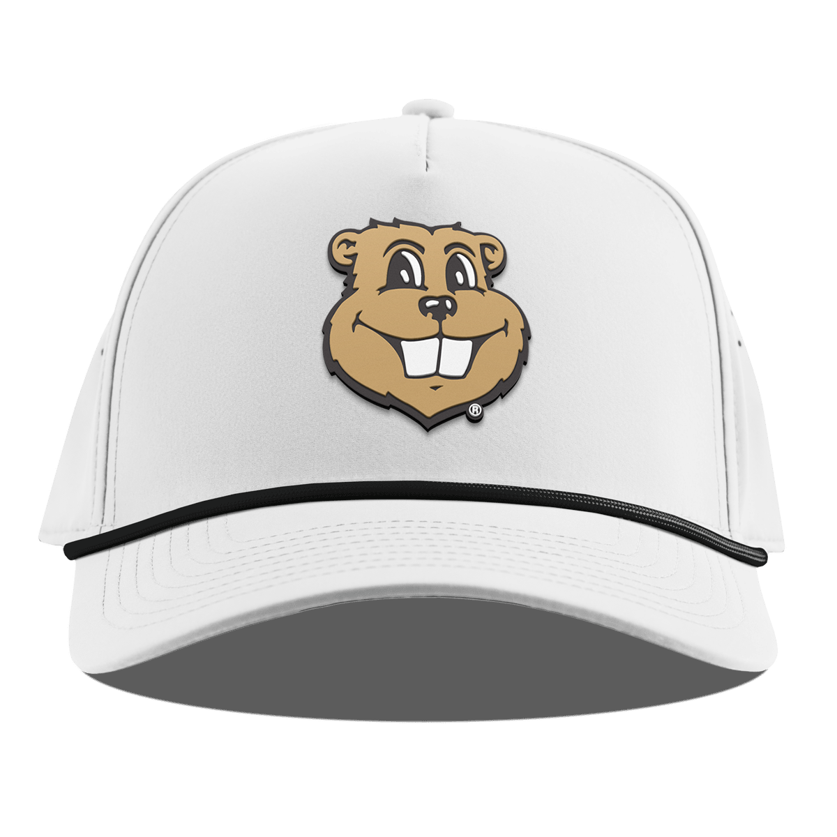 University of Minnesota "Goldy Gopher" Curved 5 Panel Rope White