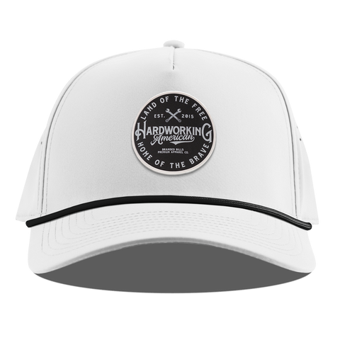 Hardworking PVC Curved 5 Panel Rope White