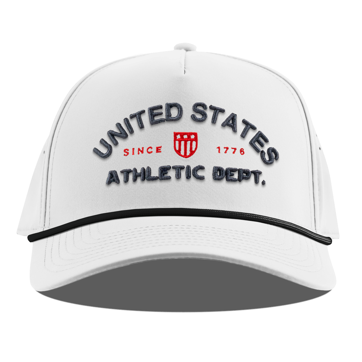 Heritage League Curved 5 Panel Rope White