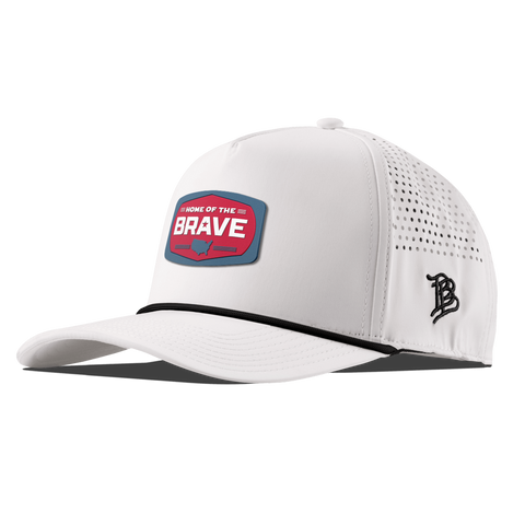 Home of the Brave Curved 5 Panel Rope White