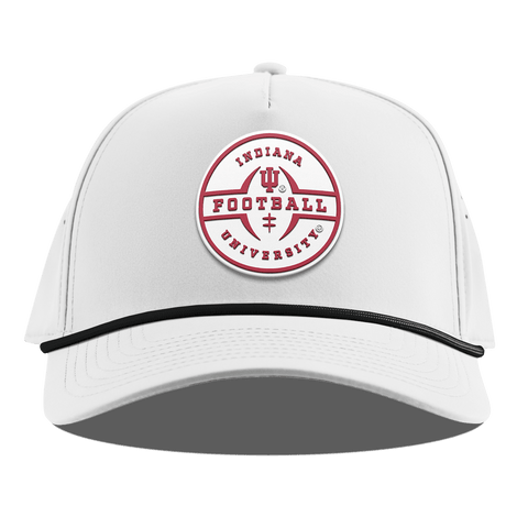 Indiana University "Indiana Football Legacy" Curved 5 Panel Rope White