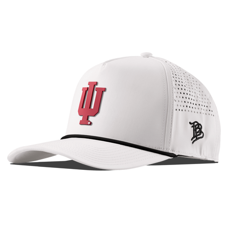 Indiana University "Indiana Team Logo" Curved 5 Panel Rope White