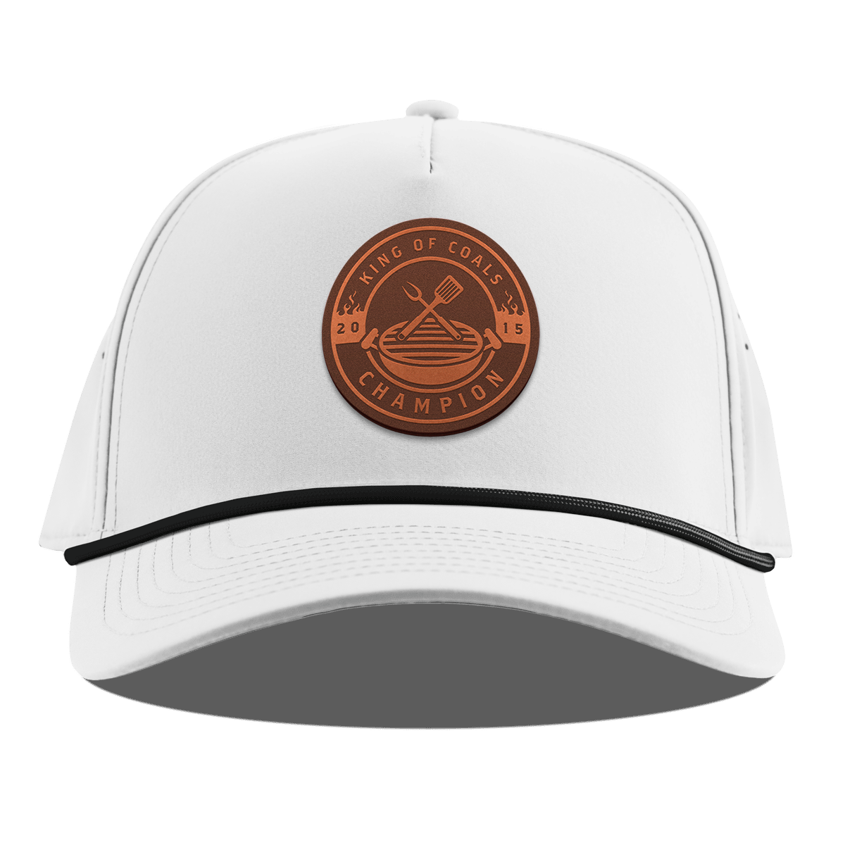 King of Coals Curved 5 Panel Rope White 