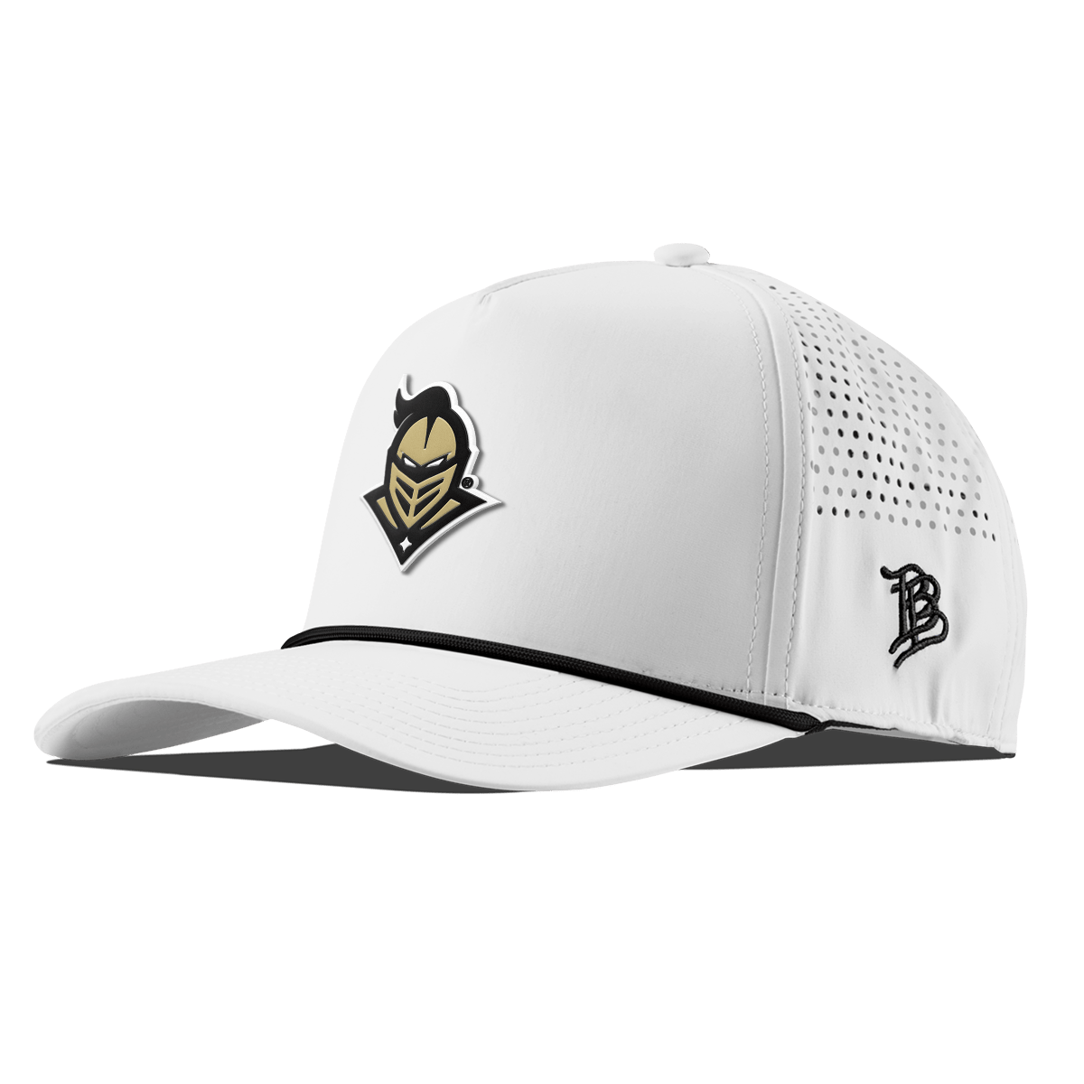University of Central Florida "Knightro" Curved 5 Panel Rope White