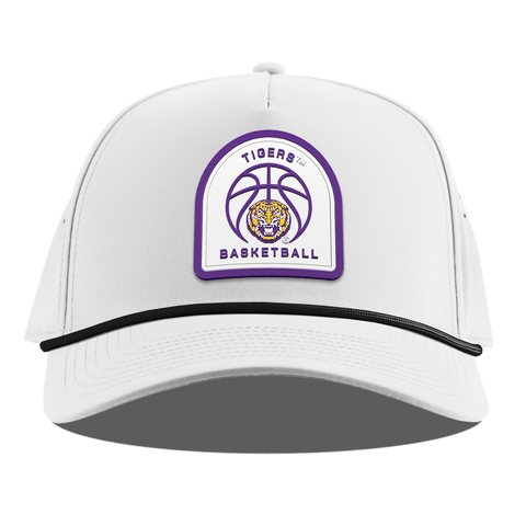 Louisiana State University "LSU Basketball" Curved 5 Panel Rope White