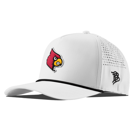 University of Louisville "Louisville Team Logo" Curved 5 Panel Rope White
