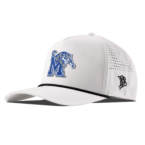 University of Memphis "Memphis Team Logo" Curved 5 Panel Rope White