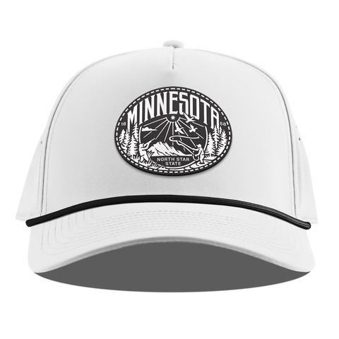 Minnesota Traveler Curved 5 Panel Rope White
