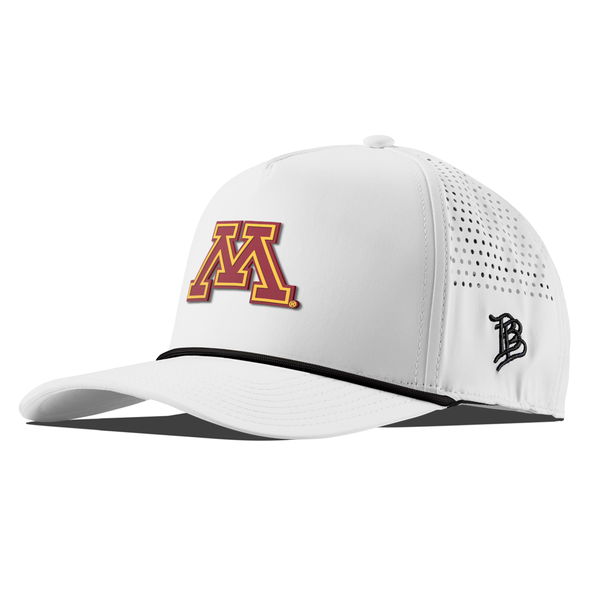 University of Minnesota "Minnesota Team Logo" Curved 5 Panel Rope White