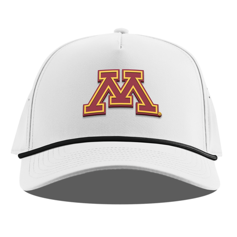 University of Minnesota "Minnesota Team Logo" Curved 5 Panel Rope White