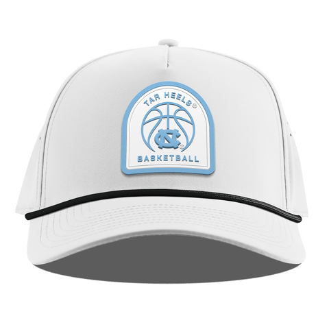 University of North Carolina "North Carolina Basketball" Curved 5 panel Rope White