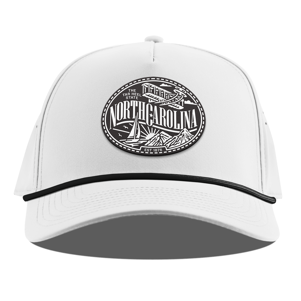North Carolina Traveler Curved 5 Panel Rope White