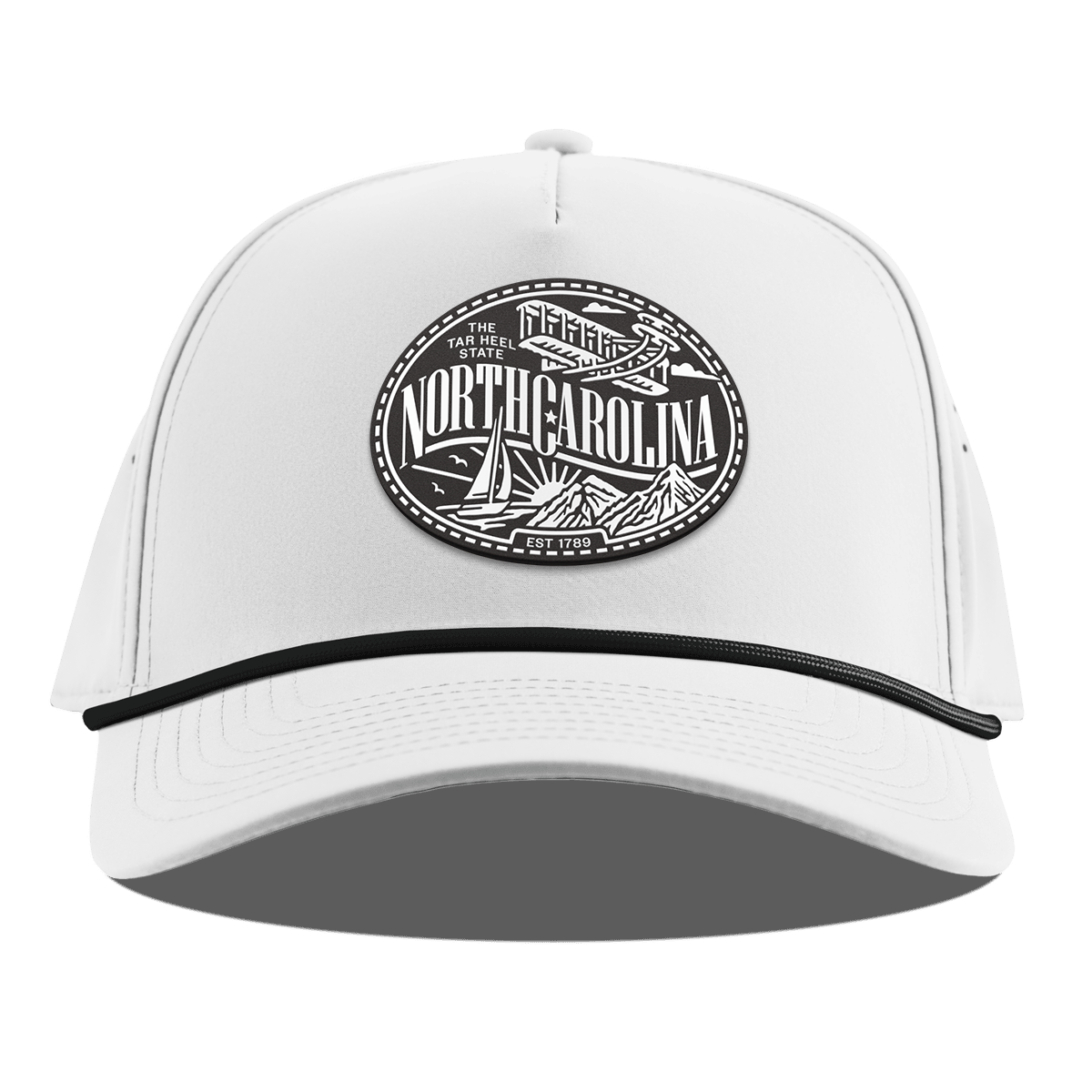 North Carolina Traveler Curved 5 Panel Rope White