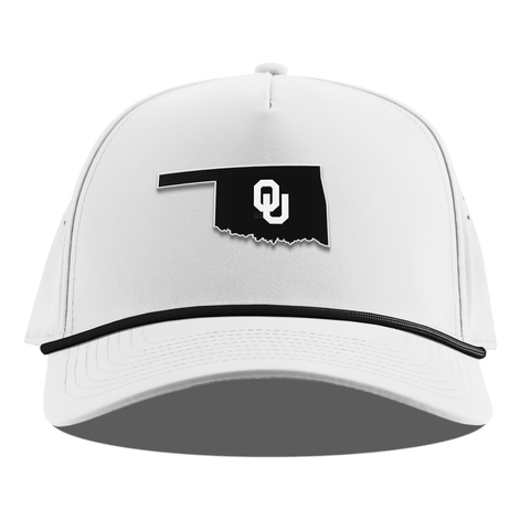 University of Oklahoma "Oklahoma Vintage Series" Curved 5 Panel Rope White