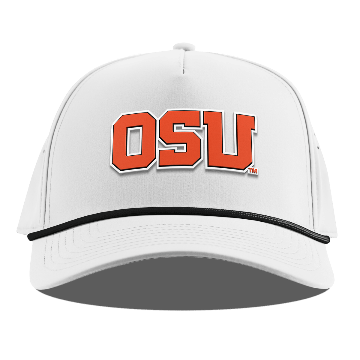Oregon State University "Oregon State Block" Curved 5 Panel Rope White