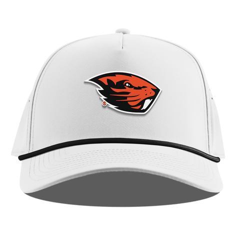 Oregon State University "Oregon State Team Logo" Curved 5 Panel Rope White
