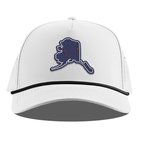 Alaska Patriot Series Curved 5 Panel Rope White