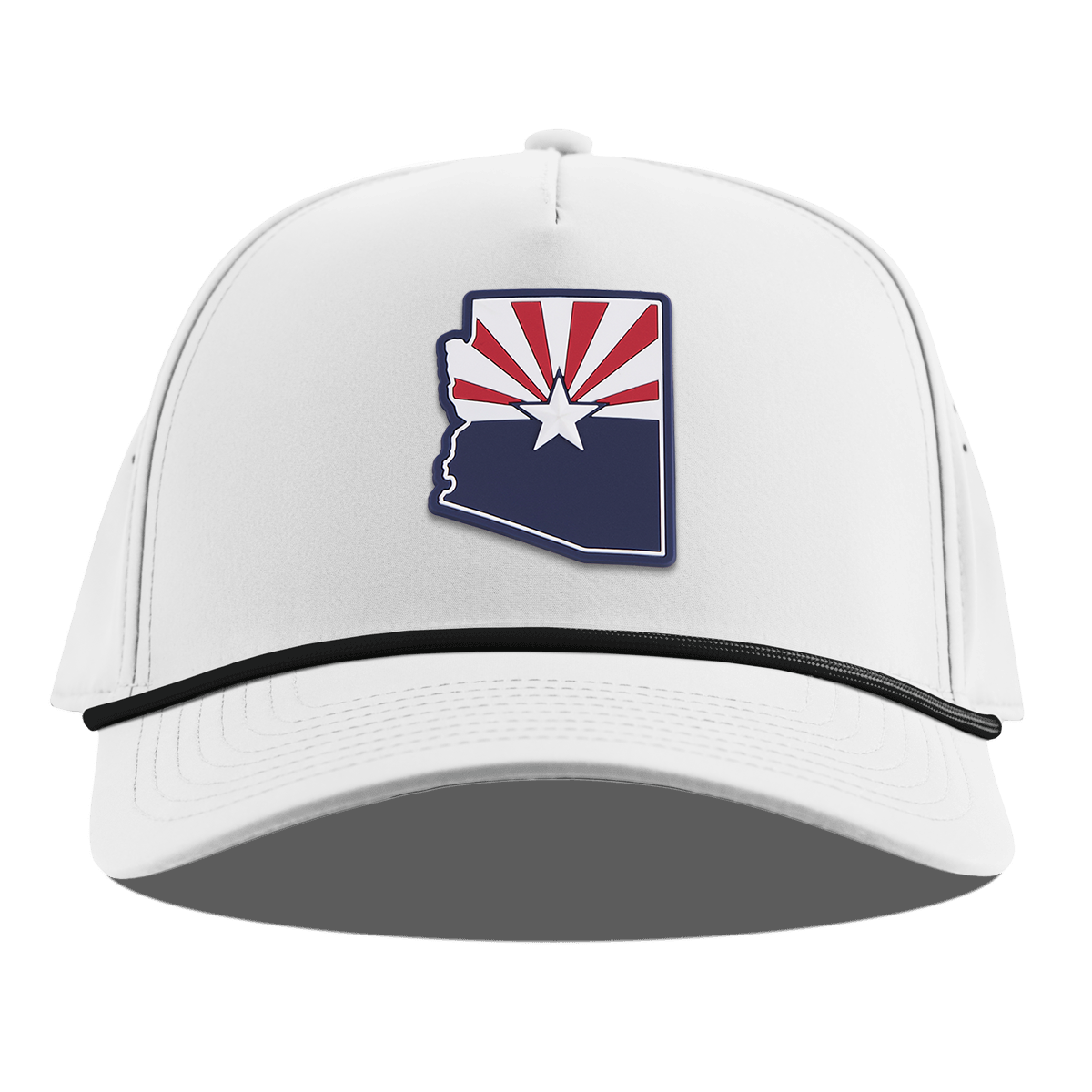 Arizona Patriot Series Curved 5 Panel Rope White