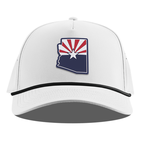 Arizona Patriot Series Curved 5 Panel Rope White