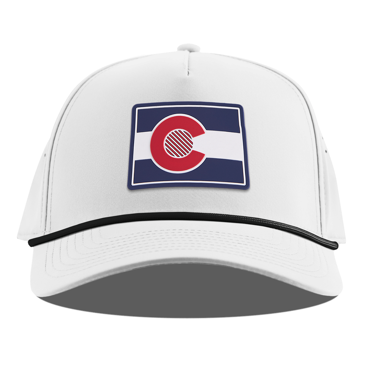 Colorado Patriot Series Curved 5 Panel Rope White