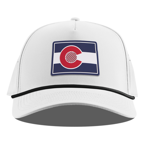 Colorado Patriot Series Curved 5 Panel Rope White