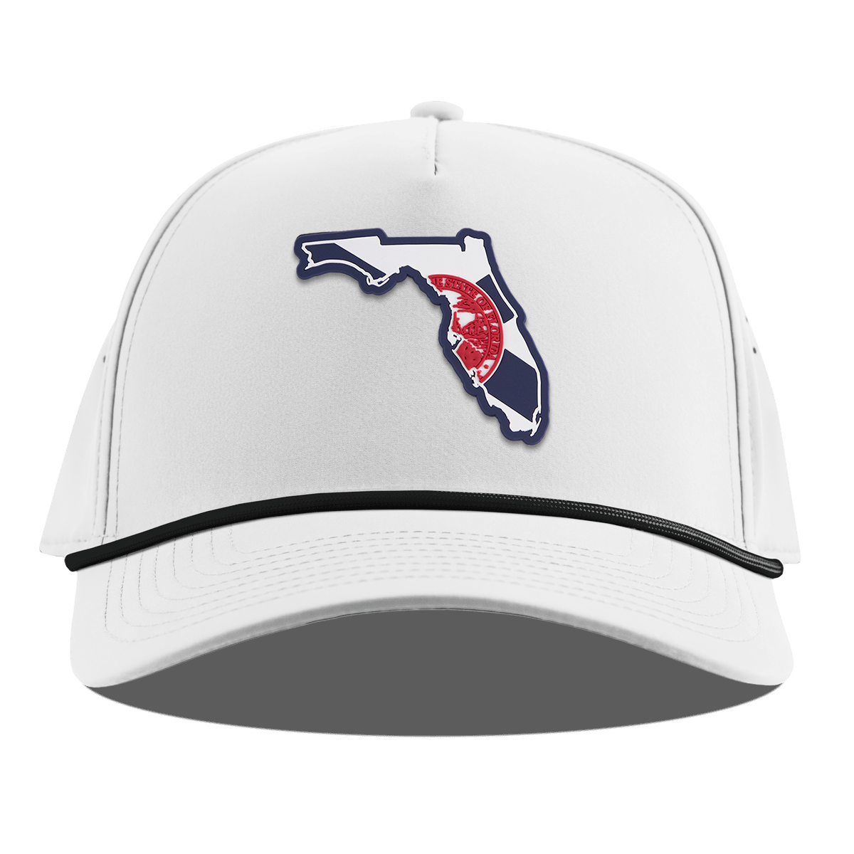 Florida Patriot Series Curved 5 Panel Rope White