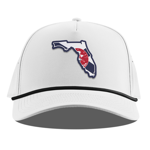 Florida Patriot Series Curved 5 Panel Rope White