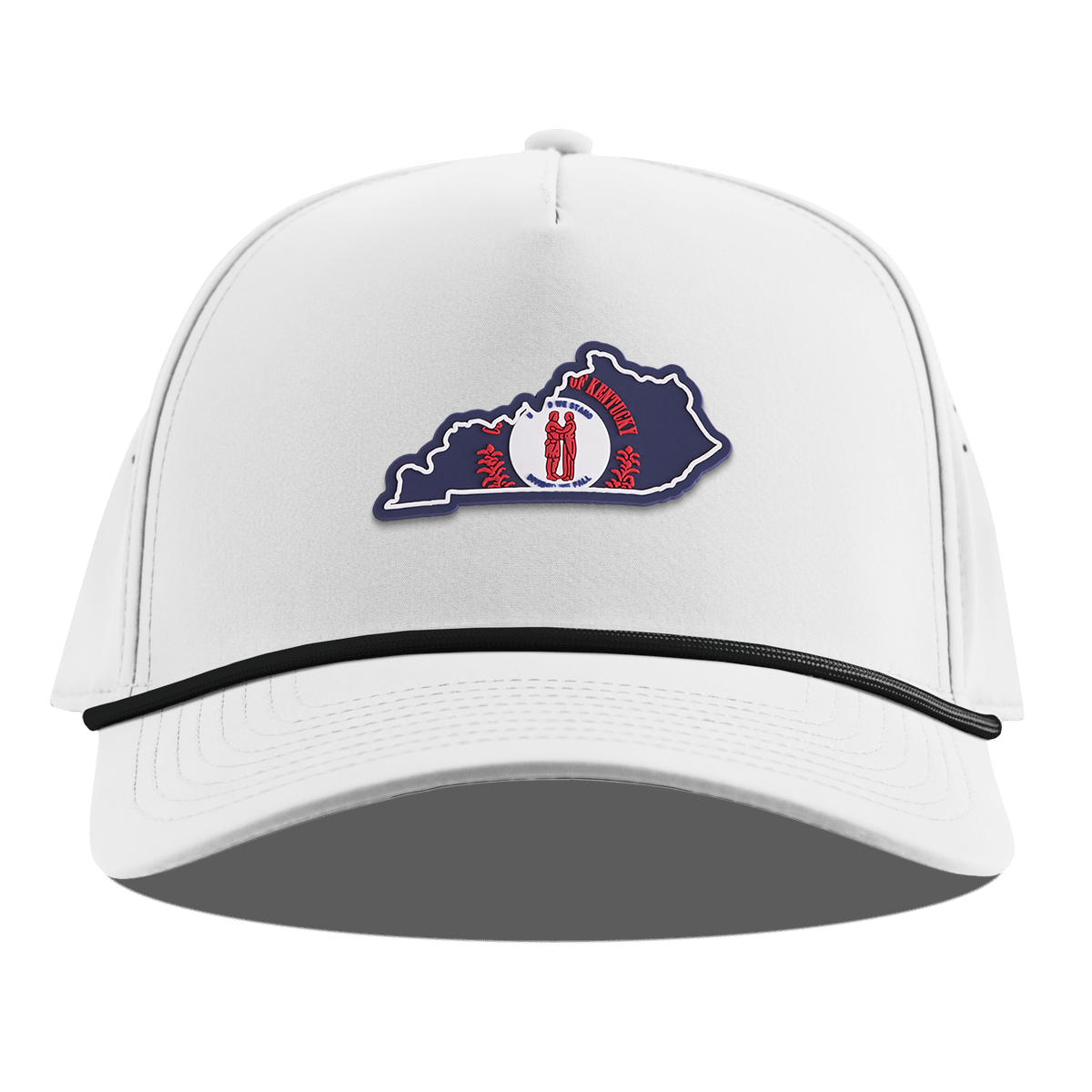 Kentucky Patriot Series Curved 5 Panel Rope White
