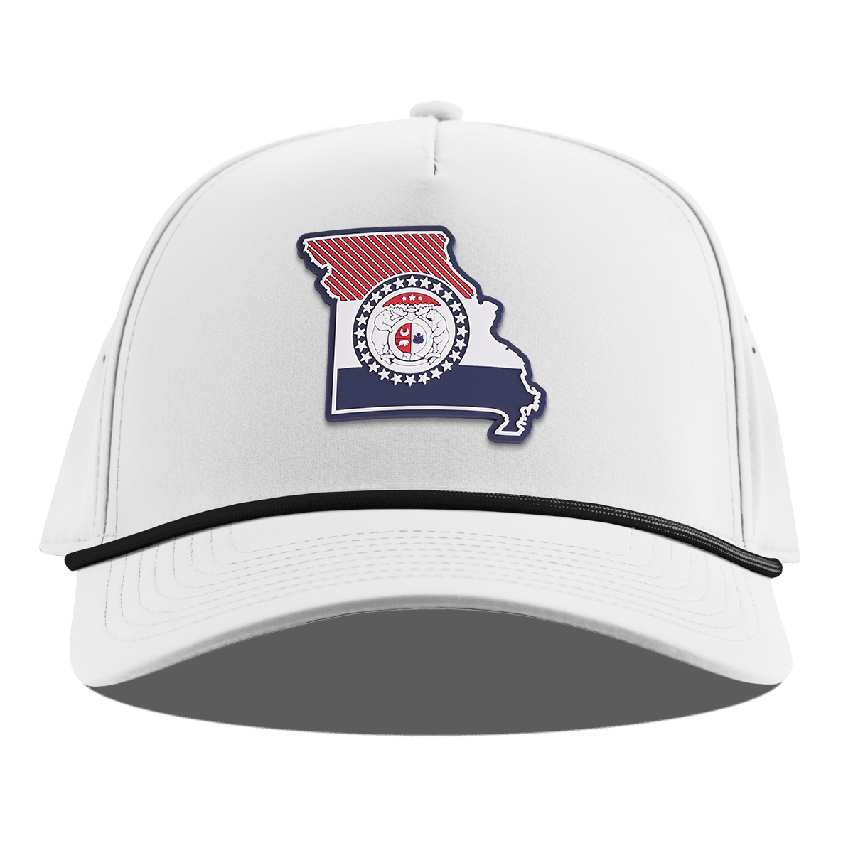 Missouri Patriot Series Curved 5 Panel Rope White