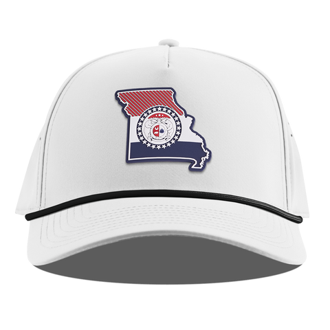 Missouri Patriot Series Curved 5 Panel Rope White