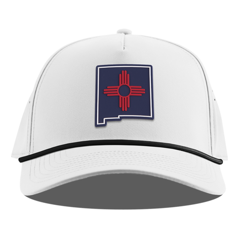 New Mexico Patriot Series Curved 5 Panel Rope White