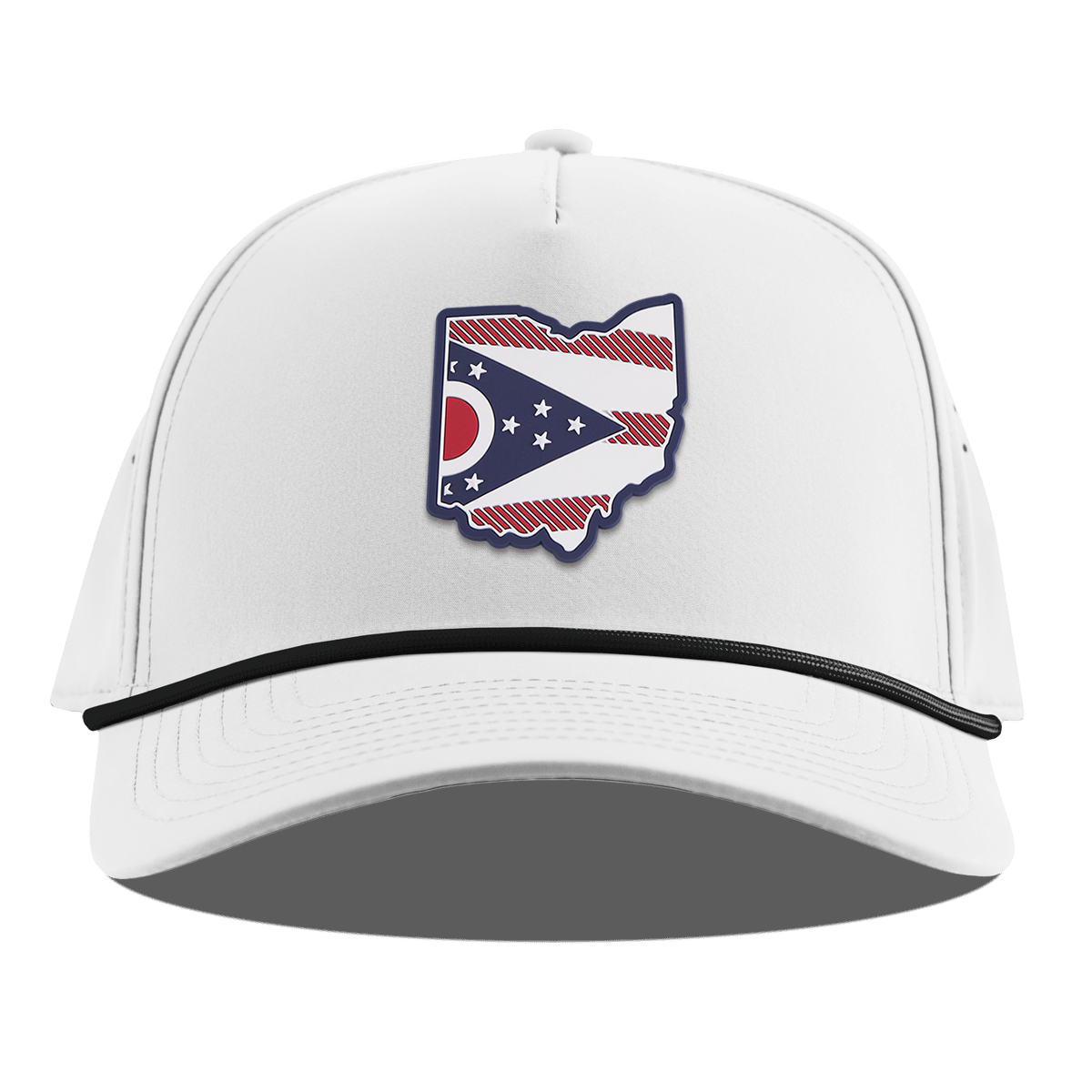 Ohio Patriot Series Curved 5 Panel Rope White