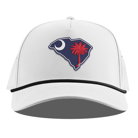 South Carolina Patriot Series Curved 5 Panel Rope White